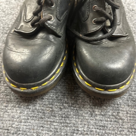 DR MARTENS Kids MADE IN ENGLAND Black Leather Lace Up Oxfords size: 1 - Picture 5 of 10